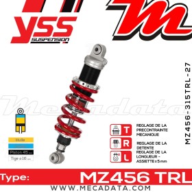 Amortisseur ~ YSS MZ456-315TRL-27-85