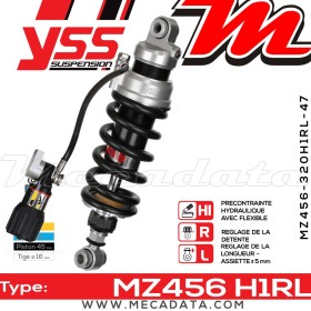 Amortisseur ~ YSS MZ456-320H1RL-47-85