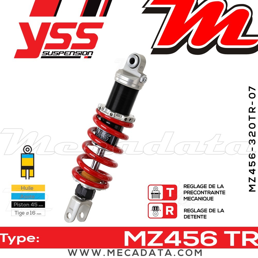 Amortisseur ~ YSS MZ456-320TR-07-85