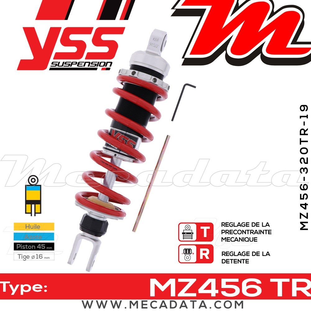 Amortisseur ~ YSS MZ456-320TR-19-85