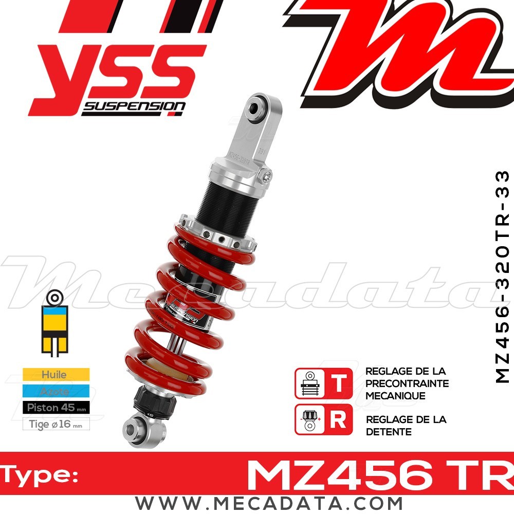 Amortisseur ~ YSS MZ456-320TR-33-85