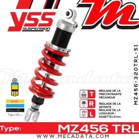Amortisseur ~ YSS MZ456-320TRL-51-85