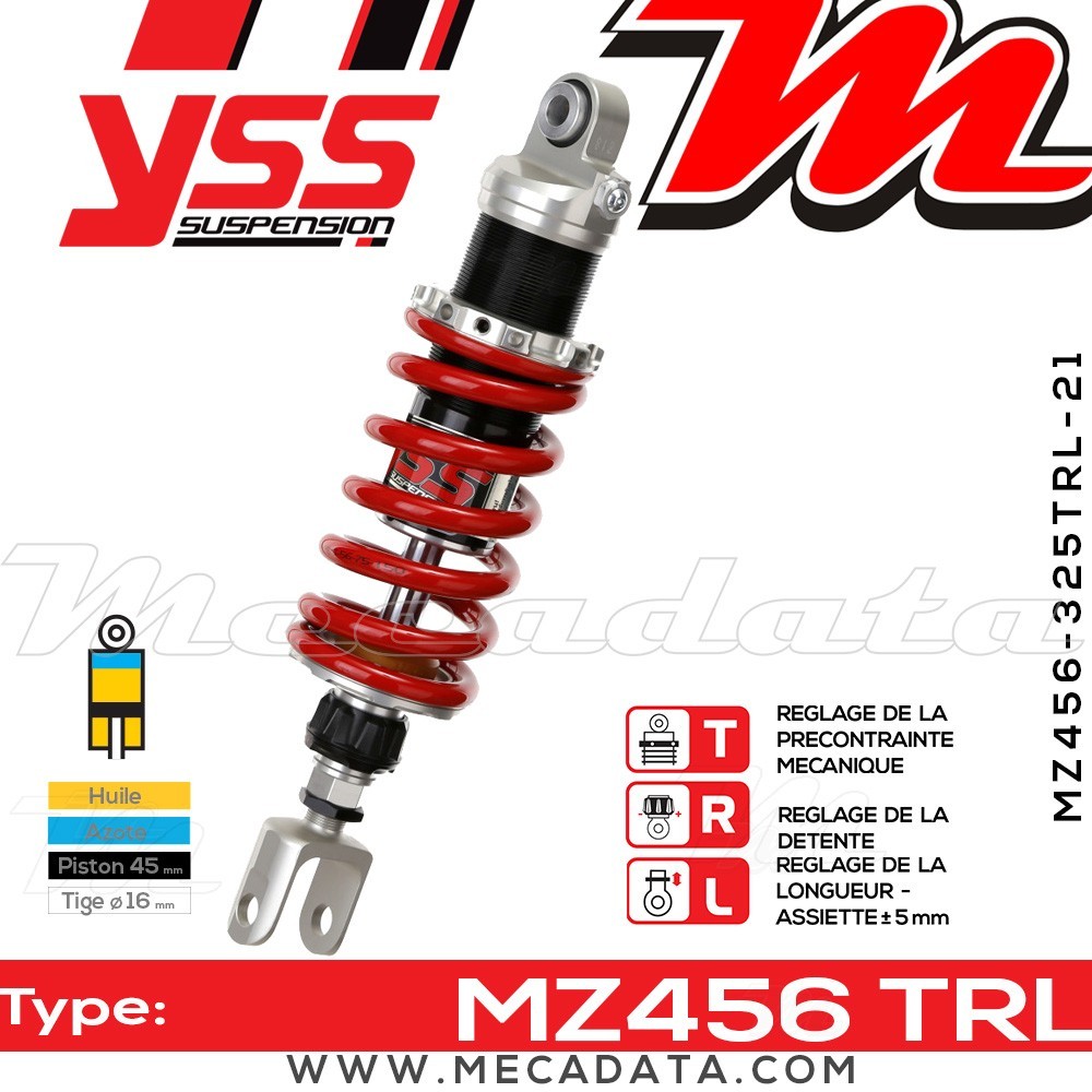 Amortisseur ~ YSS MZ456-325TRL-21-85
