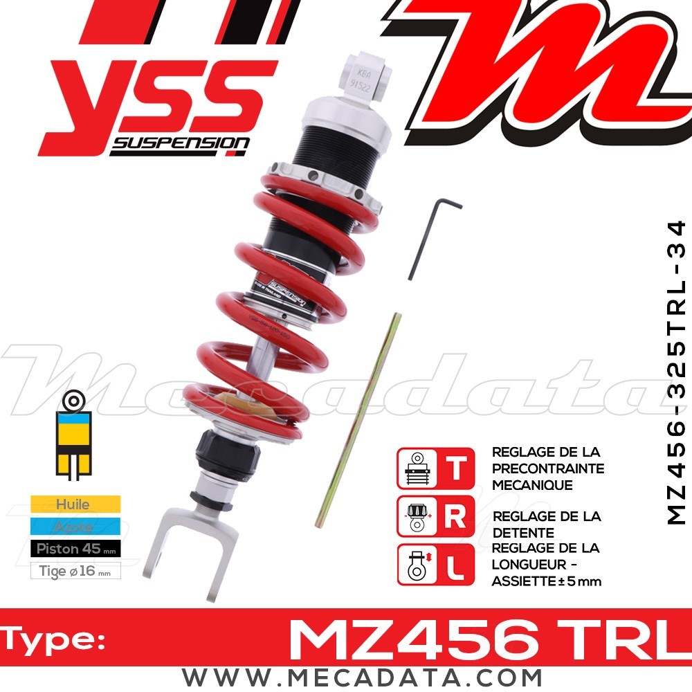 Amortisseur ~ YSS MZ456-325TRL-34-85