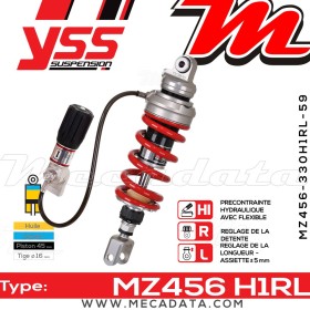 Amortisseur ~ YSS MZ456-330H1RL-59-85