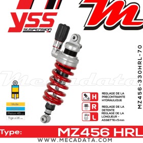 Amortisseur ~ YSS MZ456-330HRL-70-85