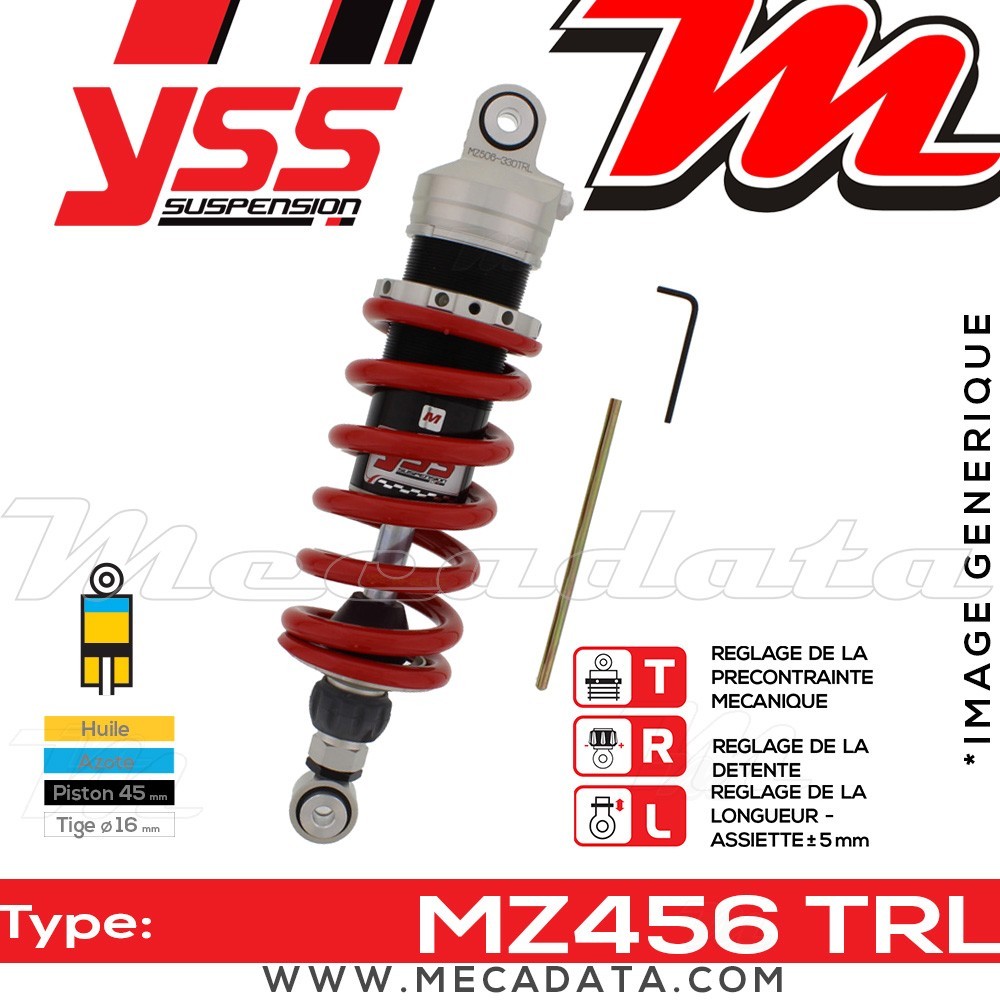Amortisseur ~ YSS MZ456-330TRL-10-85