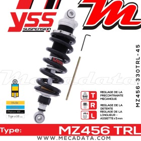 Amortisseur ~ YSS MZ456-330TRL-45-88