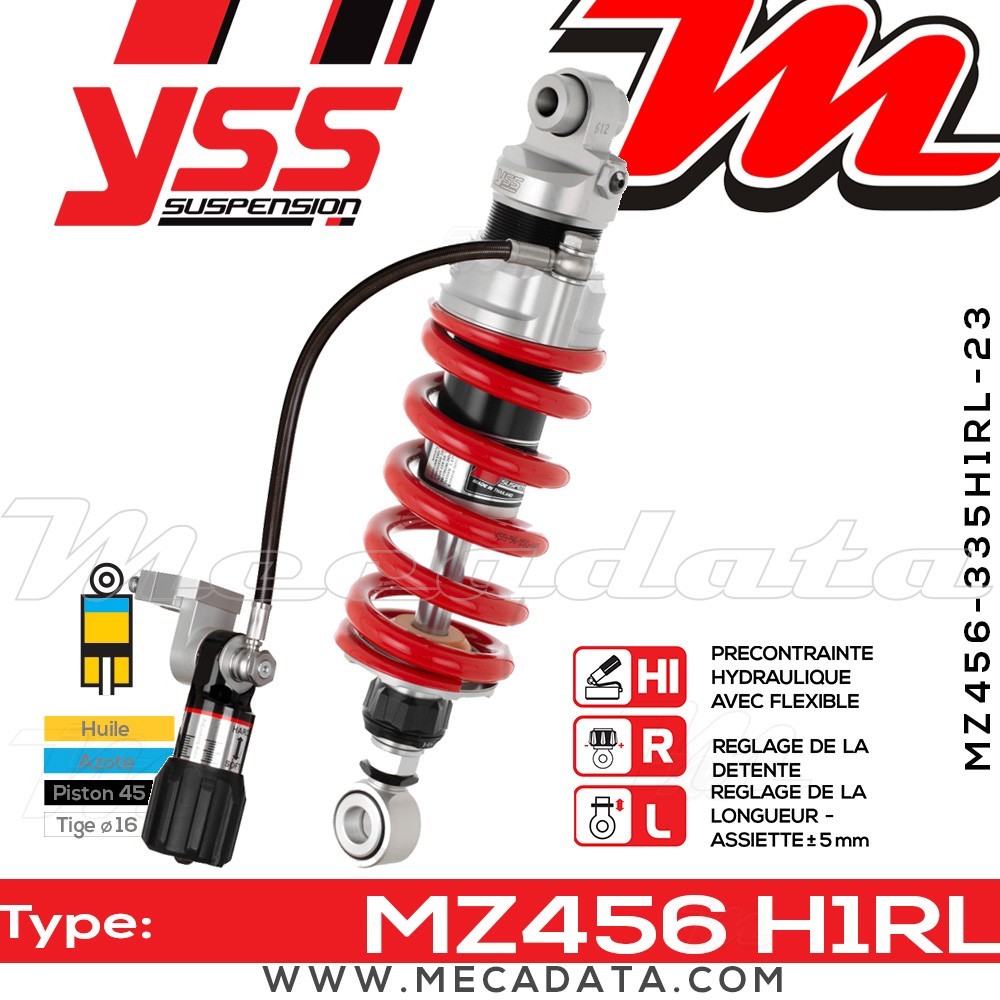 Amortisseur ~ YSS MZ456-335H1RL-23-85