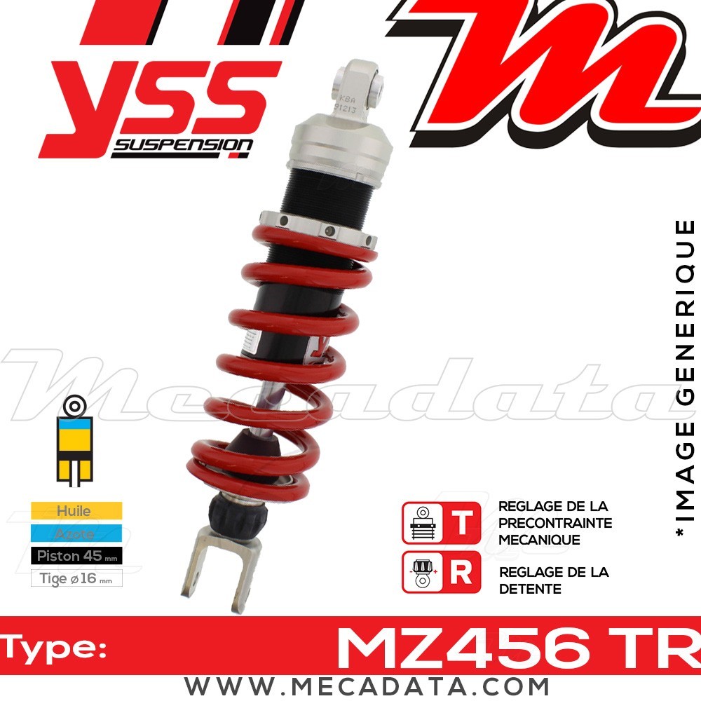 Amortisseur ~ YSS MZ456-335TR-05-85