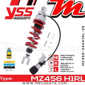 Amortisseur ~ YSS MZ456-340H1RL-25-85