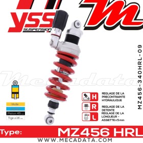 Amortisseur ~ YSS MZ456-340HRL-09-85