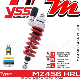 Amortisseur ~ YSS MZ456-340HRL-28-85