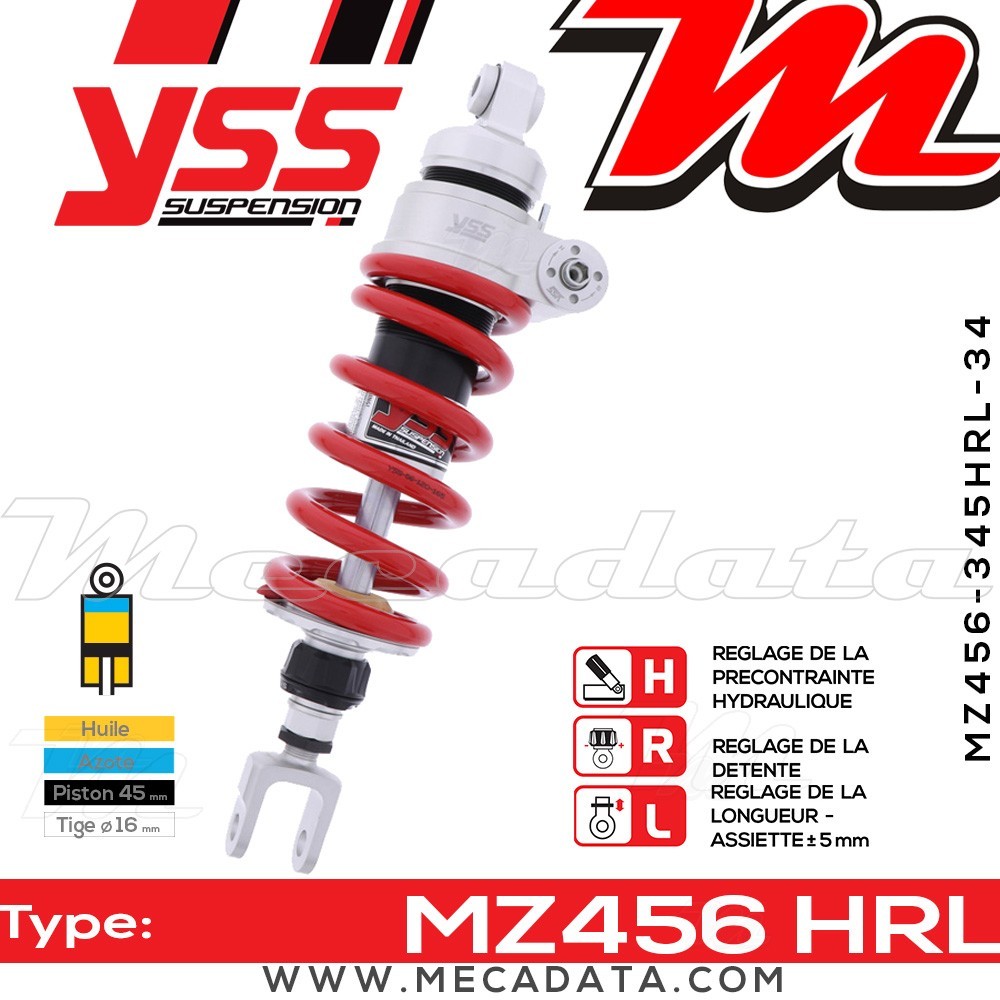 Amortisseur ~ YSS MZ456-345HRL-34-85