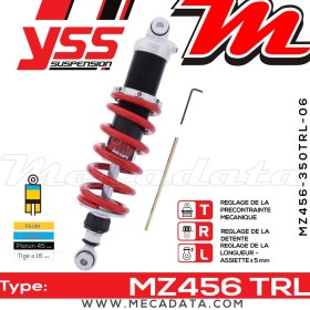 Amortisseur ~ YSS MZ456-350TRL-06-85