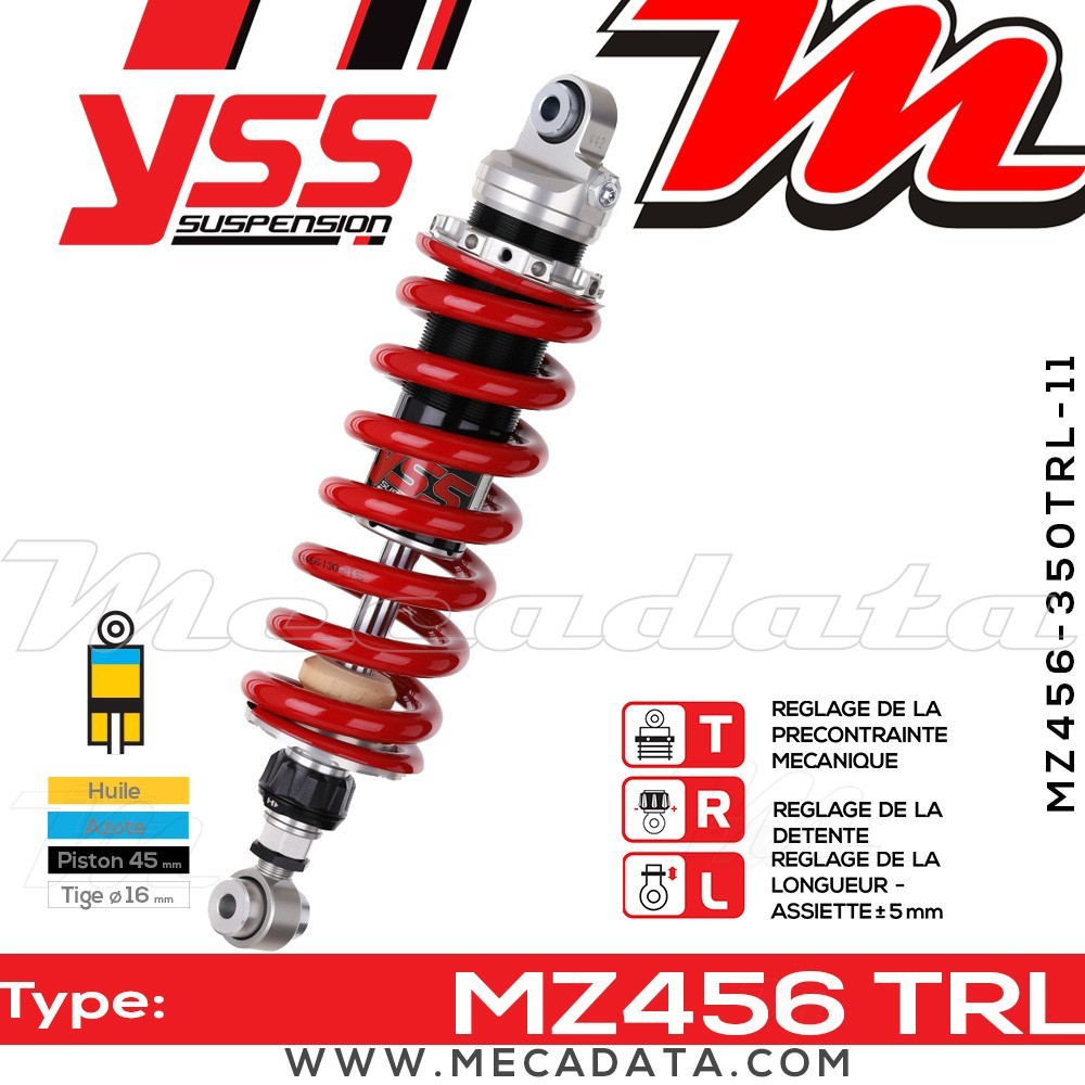 Amortisseur ~ YSS MZ456-350TRL-11-85 