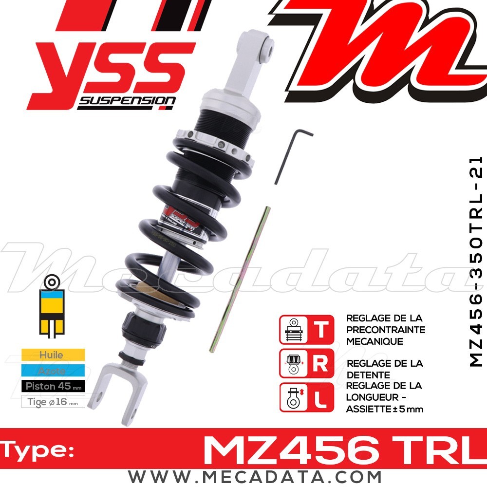 Amortisseur ~ YSS MZ456-350TRL-21-88