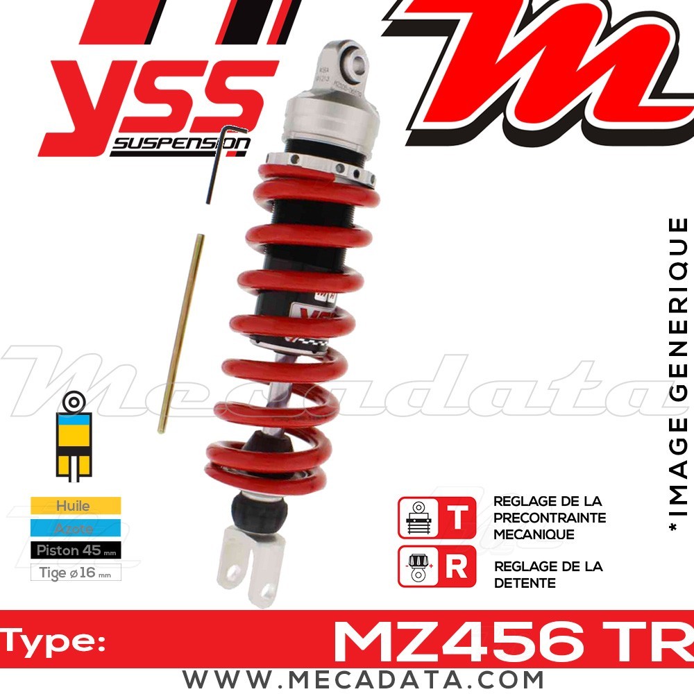 Amortisseur ~ YSS MZ456-365TR-02-85