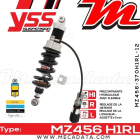 Amortisseur ~ YSS MZ456-370H1RL-12-88