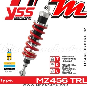 Amortisseur ~ YSS MZ456-375TRL-07-85