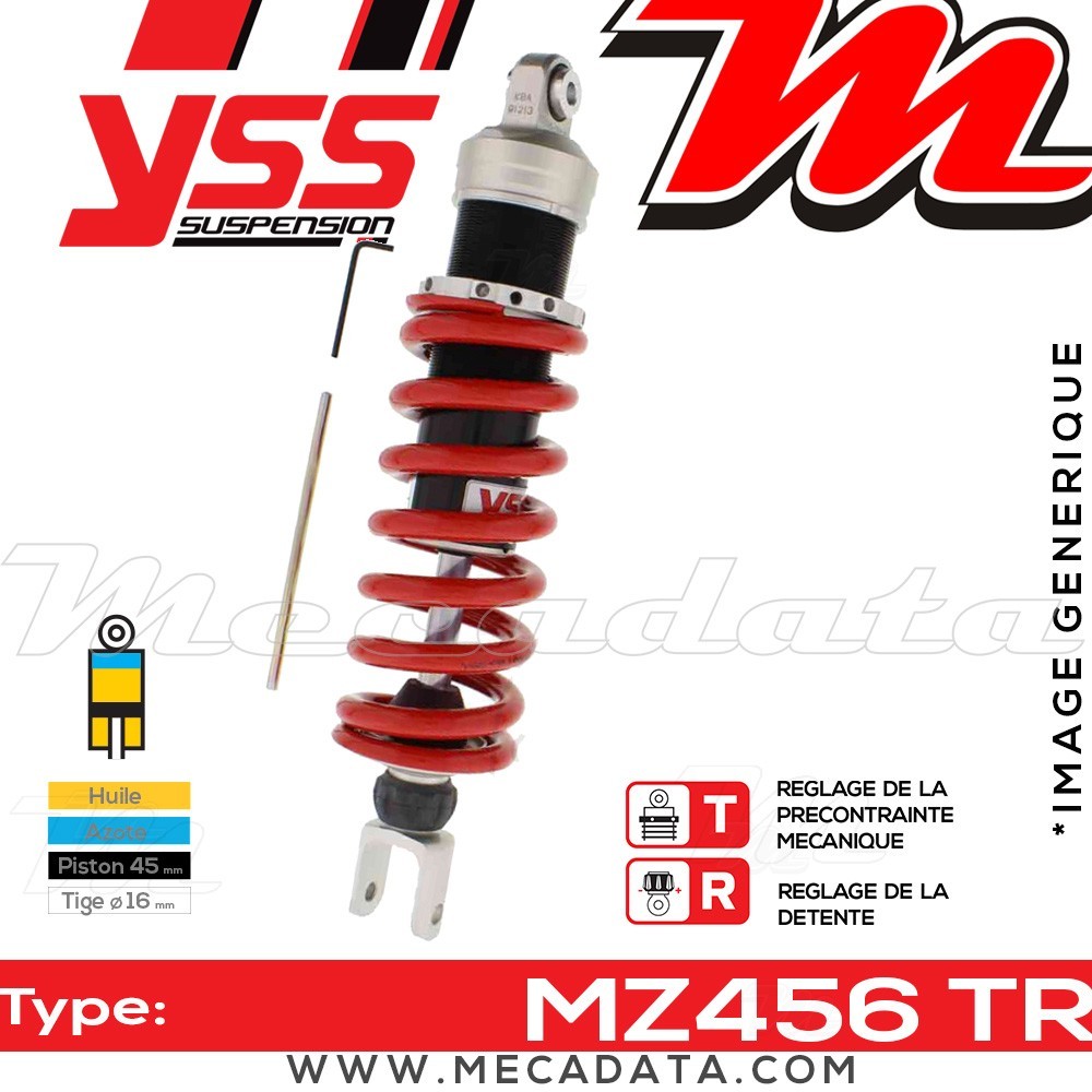 Amortisseur ~ YSS MZ456-385TR-15-85