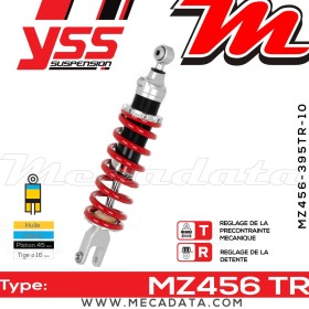 Amortisseur ~ YSS MZ456-395TR-10-85