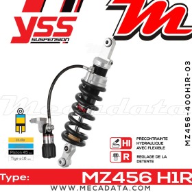 Amortisseur ~ YSS MZ456-400H1R-03-88