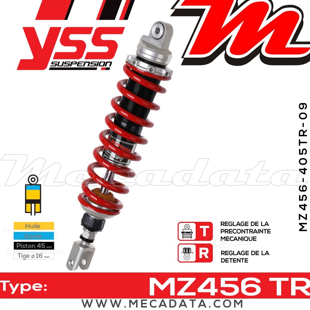 Amortisseur ~ YSS MZ456-405TR-09-85