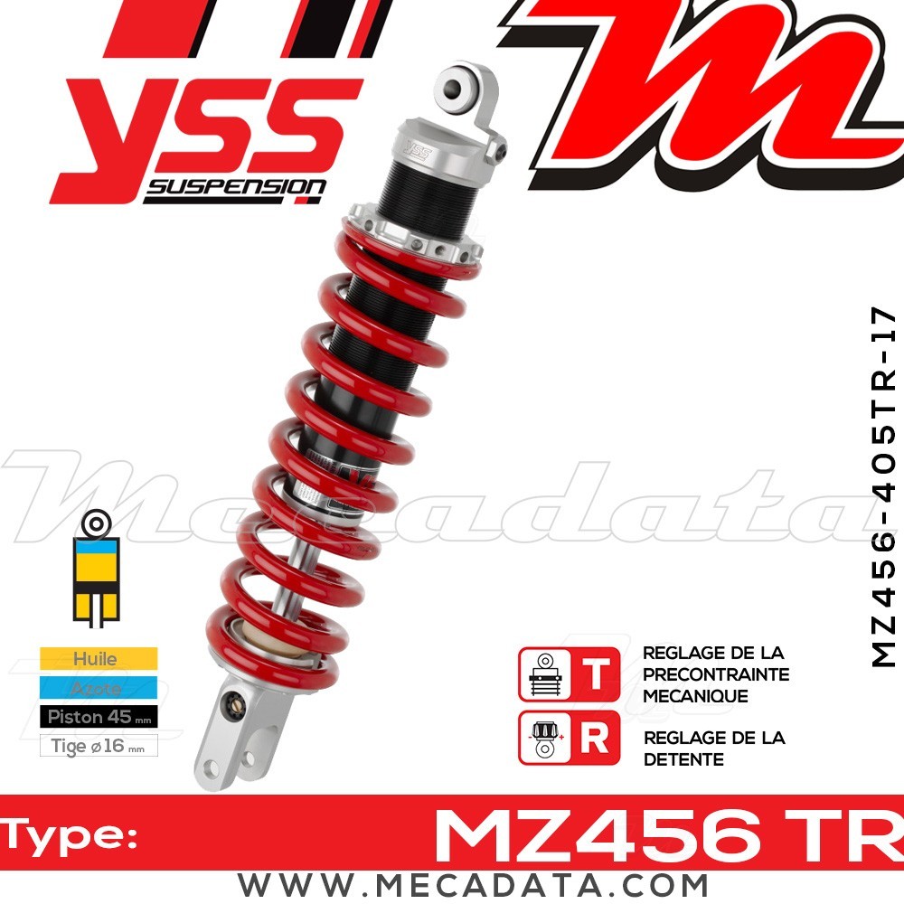 Amortisseur ~ YSS MZ456-405TR-17-85