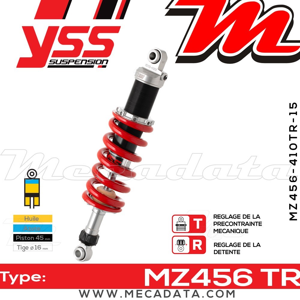 Amortisseur ~ YSS MZ456-410TR-15-85