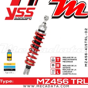 Amortisseur ~ YSS MZ456-415TRL-02-85