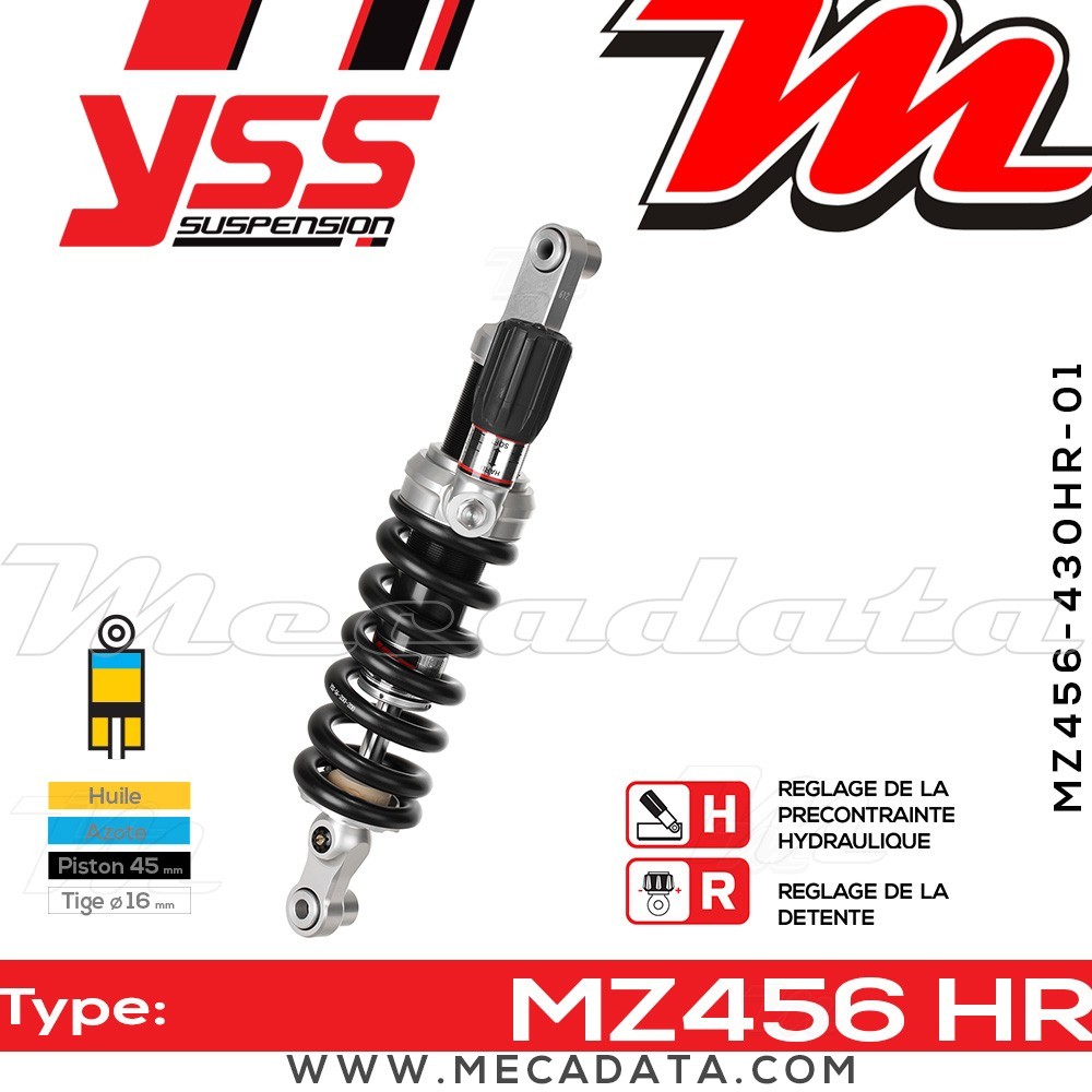 Amortisseur ~ YSS MZ456-430HR-01-88