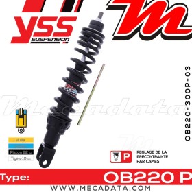 Amortisseur ~ YSS OB220-300P-03-88