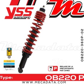 Amortisseur ~ YSS OB220-360P-02-85