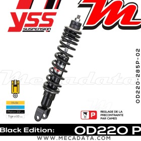 Amortisseur ~ YSS OD220-285P-02-88