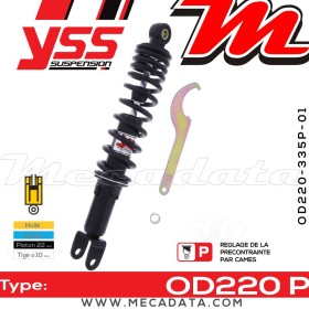 Amortisseur ~ YSS OD220-335P-01-88