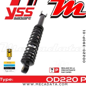 Amortisseur ~ YSS OD220-390P-01-88