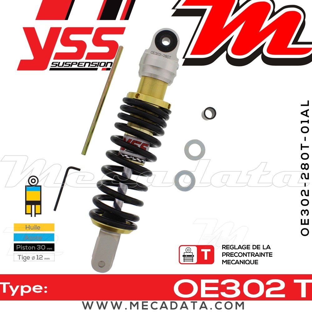 Amortisseur ~ YSS OE302-280T-01AL-38