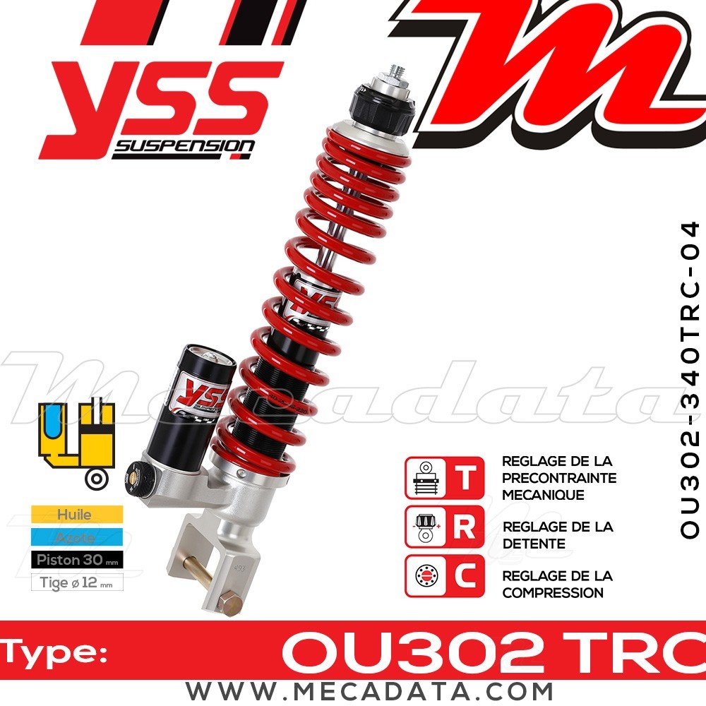 Amortisseur ~ YSS OU302-340TRC-04-858