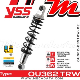 Amortisseur ~ YSS OU362-285TRW-02-858