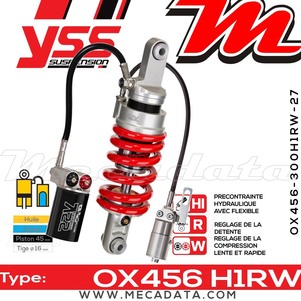 Amortisseur ~ YSS OX456-300H1RW-27-858