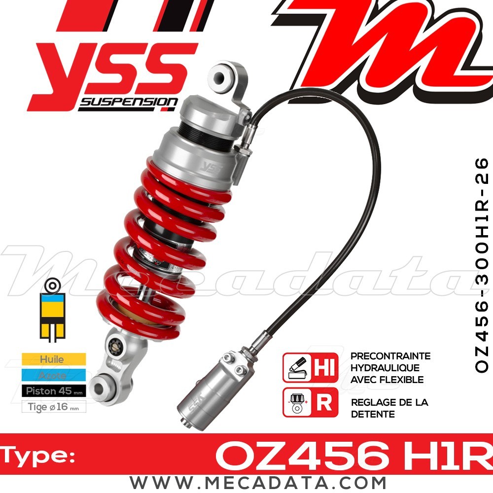Amortisseur ~ YSS OZ456-300H1R-26-85