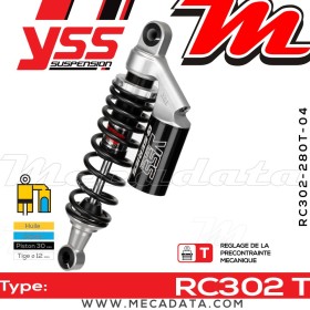 Amortisseur ~ YSS RC302-280T-04-888