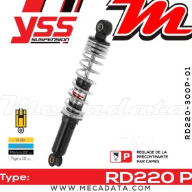 Amortisseur ~ YSS RD220-300P-01-88