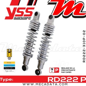 Amortisseur ~ YSS RD222-310P-02-11