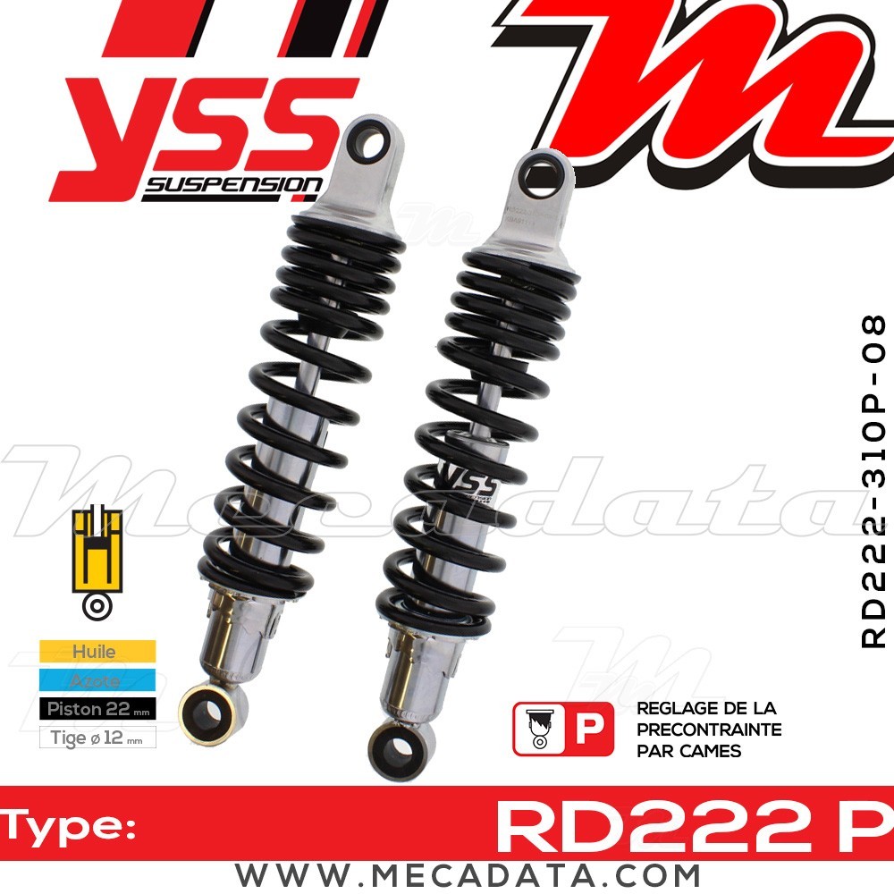 Amortisseur ~ YSS RD222-310P-08-18 