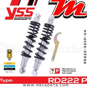 Amortisseur ~ YSS RD222-320P-04-18