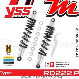 Amortisseur ~ YSS RD222-320P-10-18