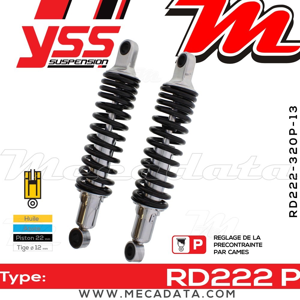 Amortisseur ~ YSS RD222-320P-13-18