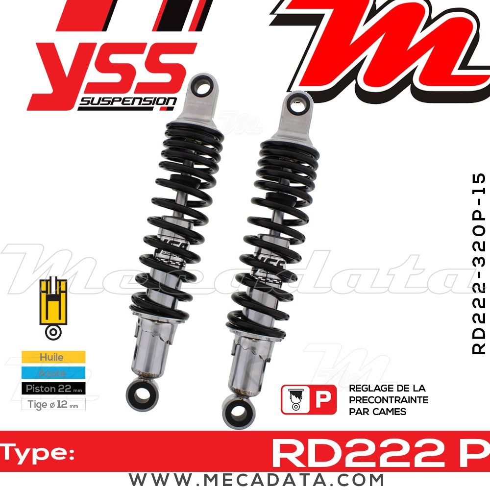 Amortisseur ~ YSS RD222-320P-15-18